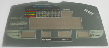 Control Feel Smooth Graphic Overlay Panel With LCD And LED Transparent Windows 