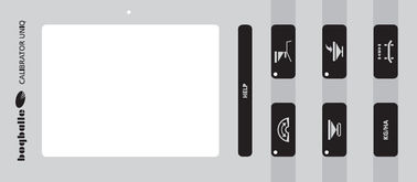 Backlight Membrane Switch with LGF Light  autotype pet and 3M adhesive printing yellow white red color
