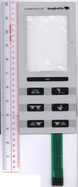 Backlight Membrane Switch with LGF Light  autotype pet and 3M adhesive printing yellow white red color
